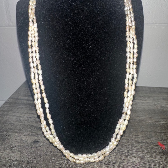 14k freshwater pearl necklace